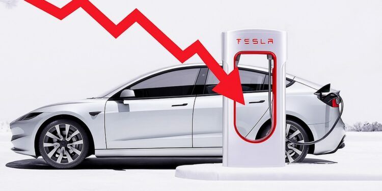 Caída de ventas de Tesla, pérdidas y anuncio del coche eléctrico barato