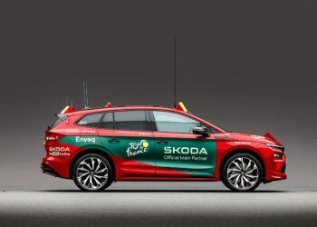 Coches eléctricos Škoda Tour de Francia