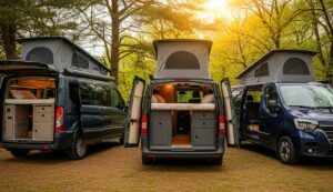 furgonetas híbridas enchufables camperizadas