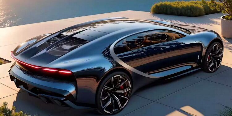 Dreame, el fabricante chino de aspiradoras, presenta un sedán eléctrico que imita al Bugatti Chiron