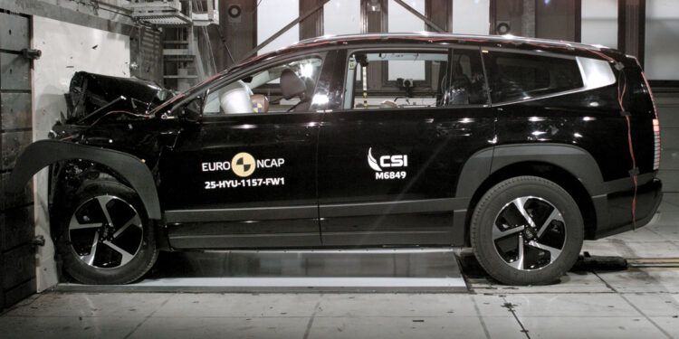 Hyundai IONIQ 9 Euro NCAP choque frontal
