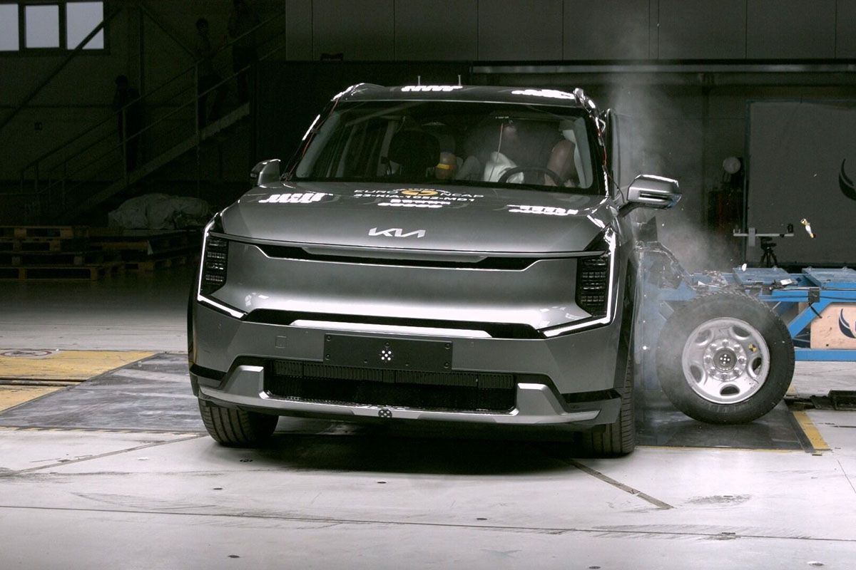 Hyundai IONIQ 9 Euro NCAP choque lateral Hyundai IONIQ 9 Euro NCAP choque lateral
