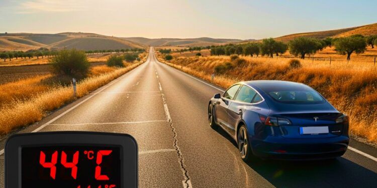 Tesla pierde más autonomía en prueba de calor extremo que otros coches eléctricos
