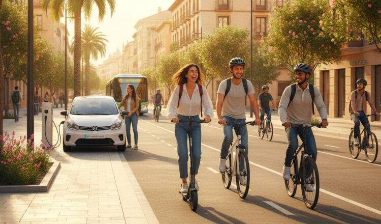 La movilidad sostenible está en auge: los jóvenes apuestan por la bicicleta, los patinetes eléctricos y el transporte público. La movilidad sostenible está en auge: los jóvenes apuestan por la bicicleta, los patinetes eléctricos y el transporte público.