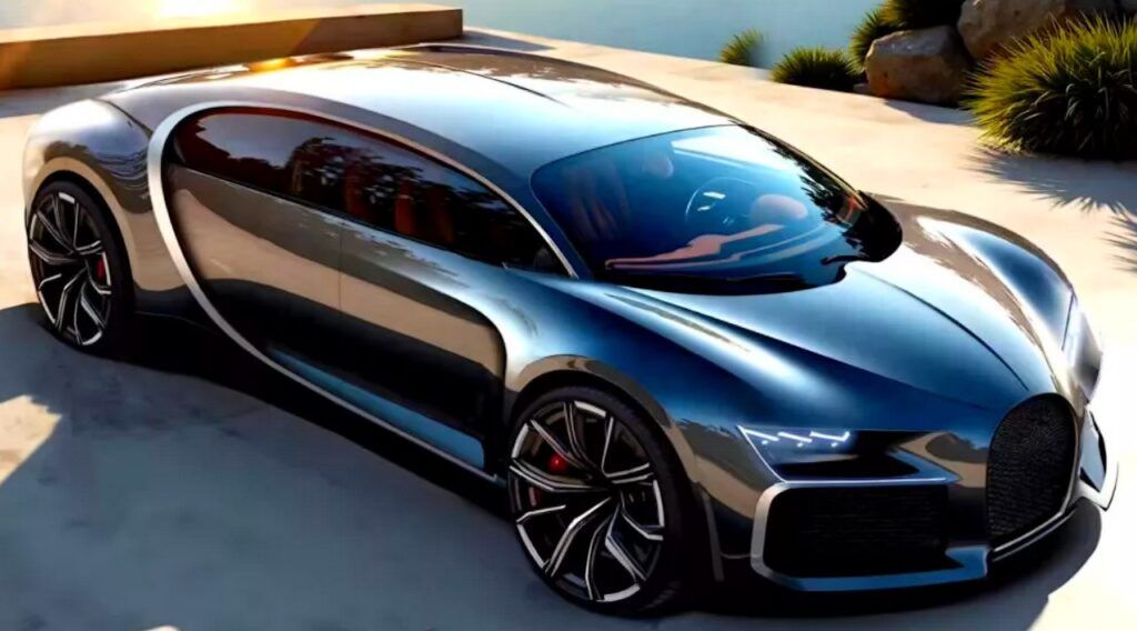 Dreame, el fabricante chino de aspiradoras, presenta un sedán eléctrico que imita al Bugatti Chiron