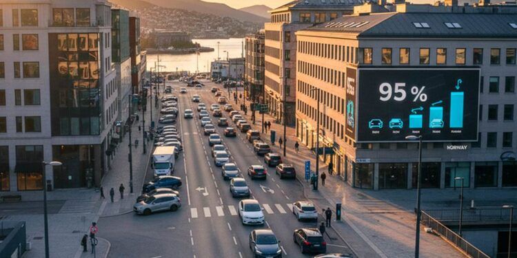 Noruega lidera las ventas de coches eléctricos en Europa