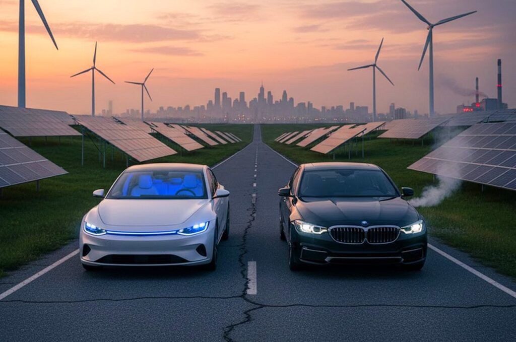 Un nuevo estudio detalla cómo la producción inicial más contaminante de los eléctricos se compensa rápidamente durante su uso
