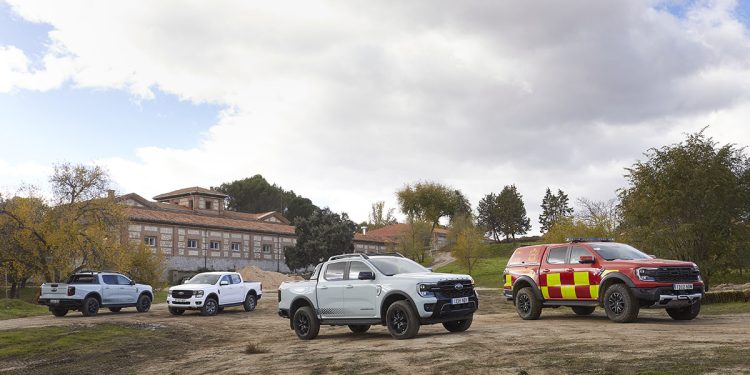 Ford Ranger PHEV bomberos