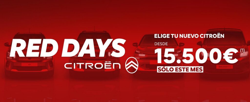 Citroën lanza sus propios días de rebajas durante el Black Friday con los llamados “Red Days"