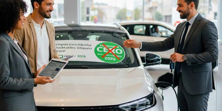 Coches híbridos enchufables sin Etiqueta Cero en 2026