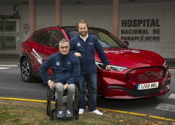 Sin barreras, este Ford Mustang Mach-E adaptado ha competido en el Eco Rallye Castilla-La Mancha