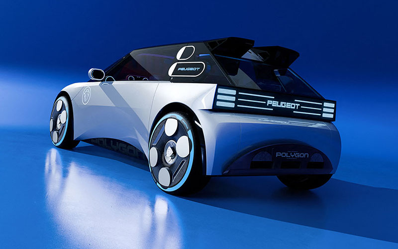 Peugeot Polygon Concept trasera Peugeot Polygon Concept trasera