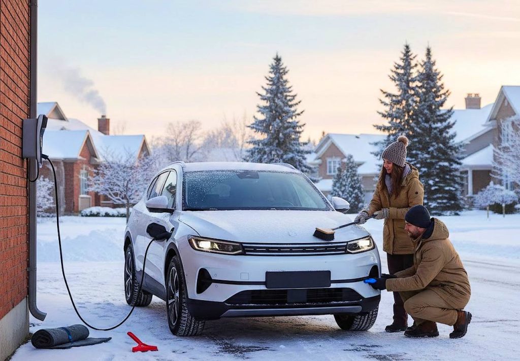 consejos para el coche eléctrico en invierno