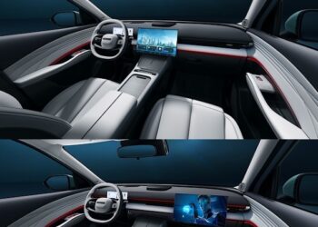 El Omoda 7 SHS reformula la experiencia de viajar en coche con su innovadora pantalla deslizante para el acompañante