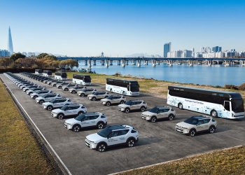 Hyundai Motor Group llena las calles de Seul de SUV y autobuses eléctricos de pila de combustible