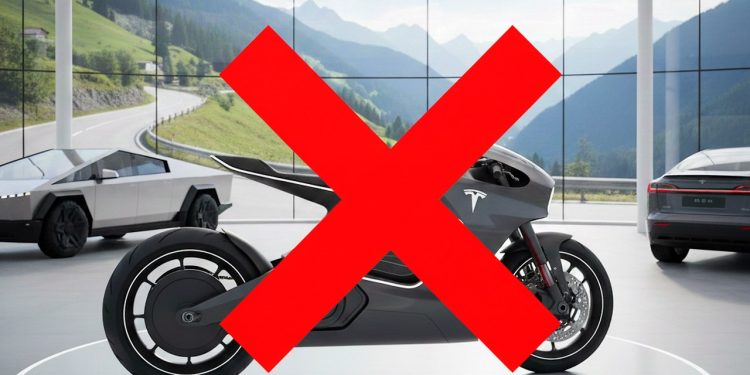 El veto de Elon Musk a crear una moto eléctrica Tesla no tiene vuelta atrás.