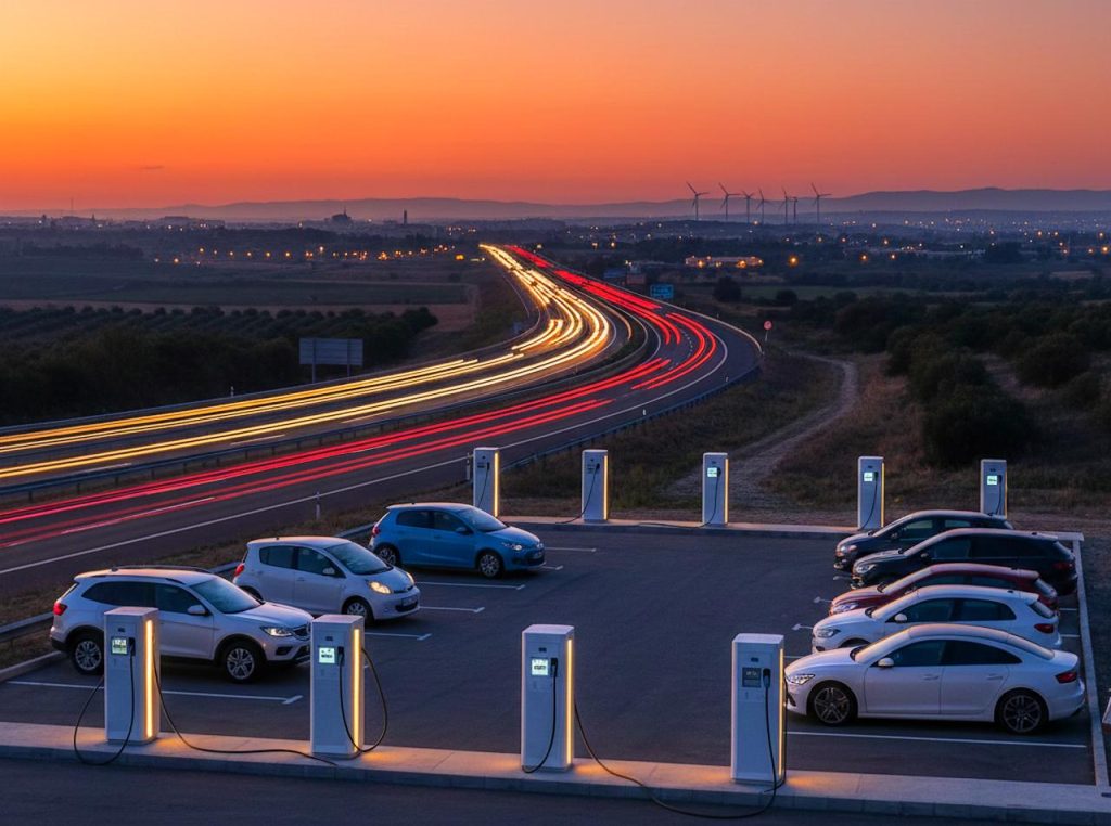 La red de recarga crece con rapidez en España