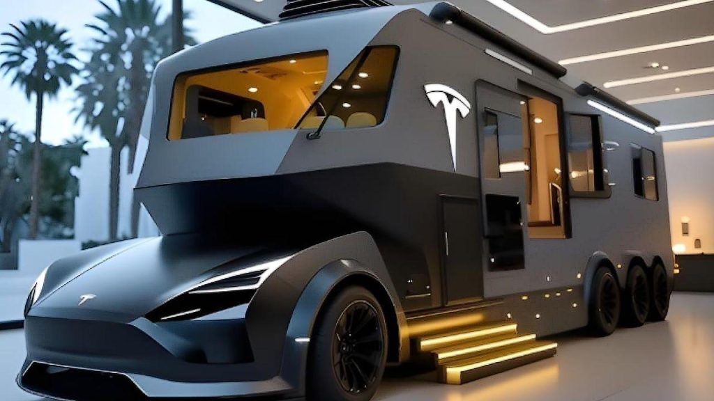 La Tesla Motorhome 2026 muestra cómo sería viajar sin gasolina, con autonomía eléctrica y comodidad total