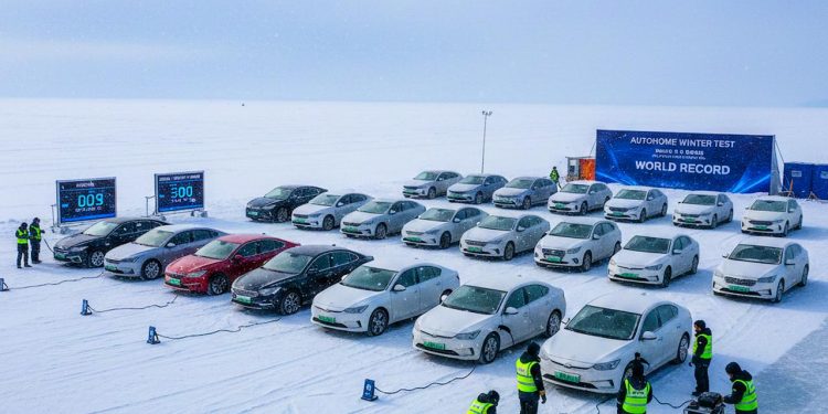 67 coches eléctricos frente al frío invierno