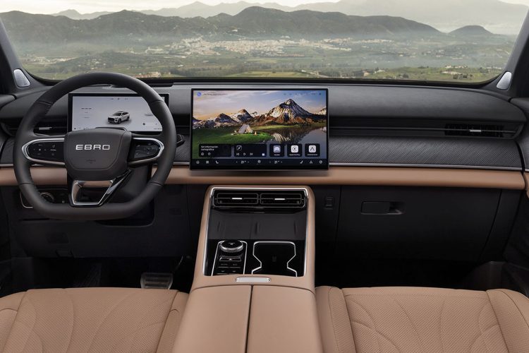 Ebro s900 PHEV interior Ebro s900 PHEV interior
