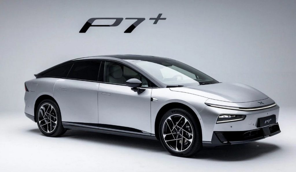 Xpeng P7+ presentado en el Salón de Bruselas