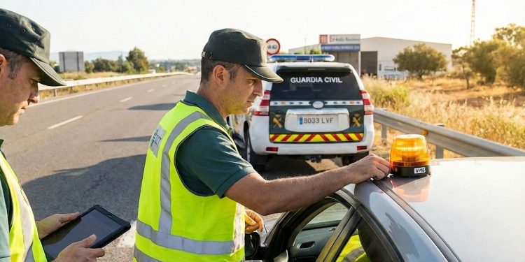 El nuevo control de balizas V-16 busca verificar que cada luz amarilla cumpla con la normativa de seguridad exigida por Tráfico