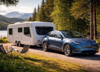 El coche eléctrico con remolque requiere una validación técnica específica debido al elevado peso de los acumuladores y la fatiga de los frenos