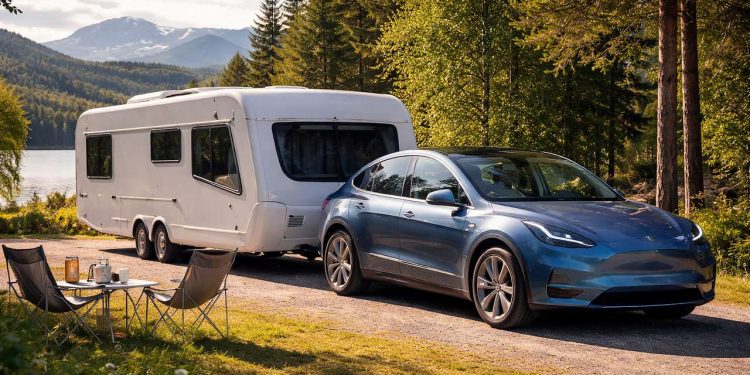 El coche eléctrico con remolque requiere una validación técnica específica debido al elevado peso de los acumuladores y la fatiga de los frenos