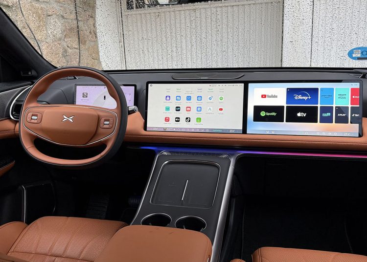 Xpeng G9 Performance interior Xpeng G9 Performance interior