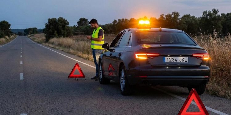 La normativa de la baliza V16 cambia en el último momento de 2025 para evitar castigos por usar los antiguos triángulos en carretera