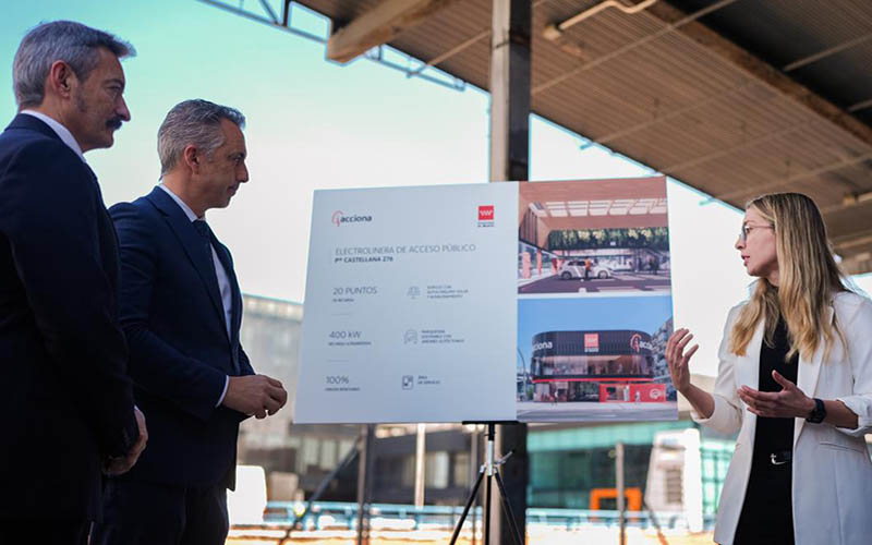 Electrolinera Madrid acciona energía