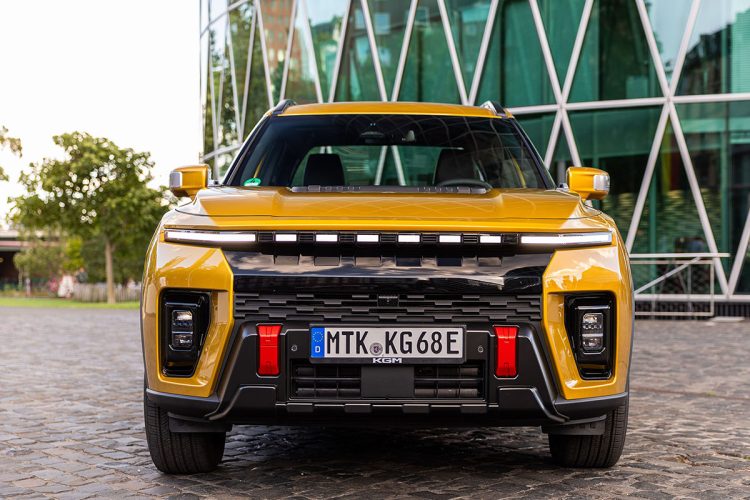 KGM Musso EVX frontal KGM Musso EVX frontal