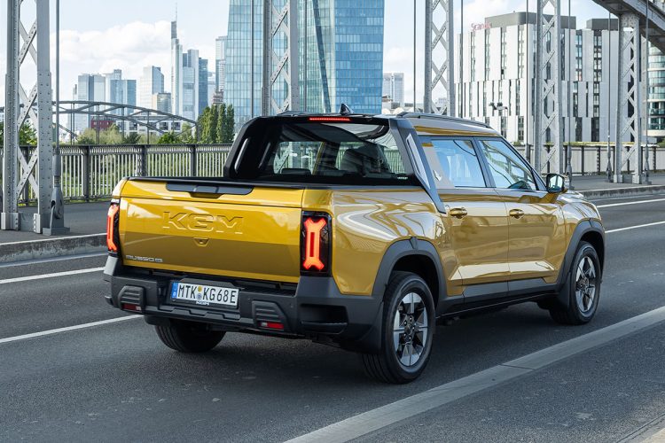 KGM Musso EVX trasera KGM Musso EVX trasera