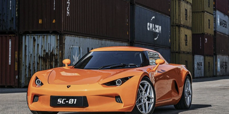 deportivo eléctrico SC01 naranja