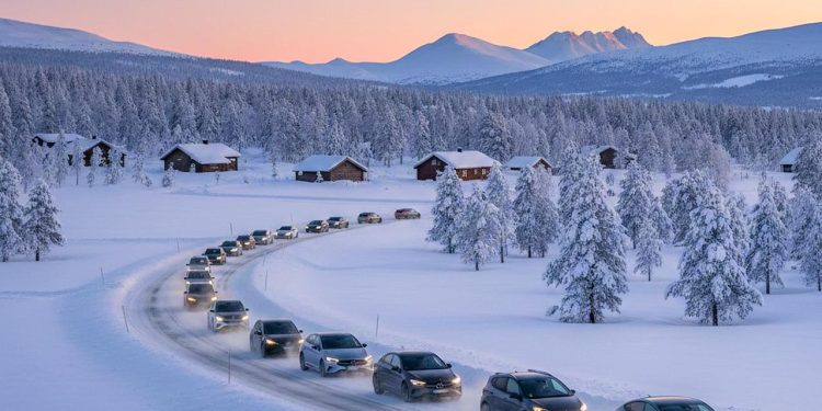 La autonomía real en coches eléctricos cae drásticamente cuando el termómetro desploma sus registros en el invierno nórdico.