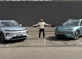 Geely E5 y Geely Starray EM-i Karam