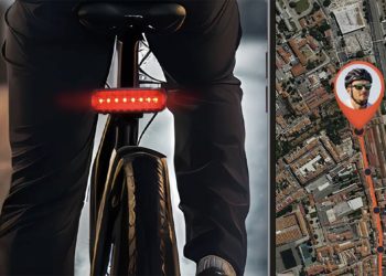 El PAJ LED BICYCLE Finder 4G luz trasera