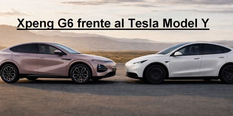 En la prueba del Xpeng G6 frente al Tesla Model Y, el chino destaca por su velocidad de carga