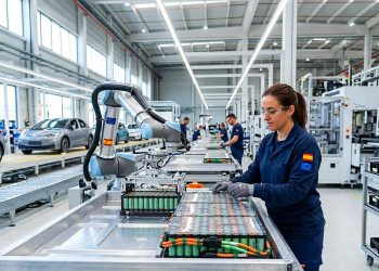 La Unión Europea da luz verde a 200 millones de euros en ayudas para fabricar coches eléctricos, baterías y tecnología energética en España hasta 2026.