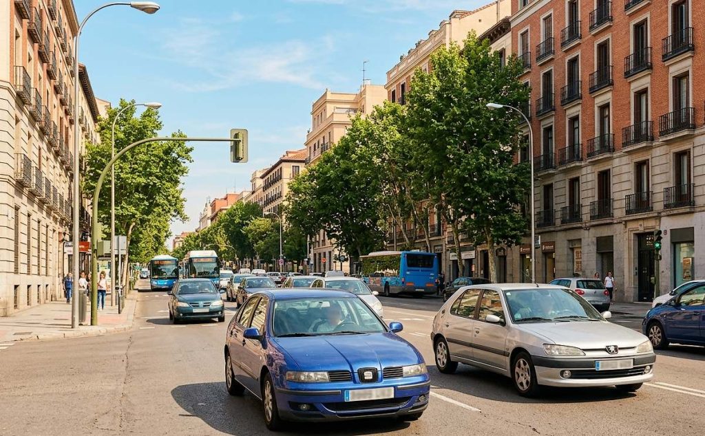 Los conductores de coches sin etiqueta en Madrid respiran tranquilos tras la modificación normativa que elimina las restricciones de paso habituales en la capital.