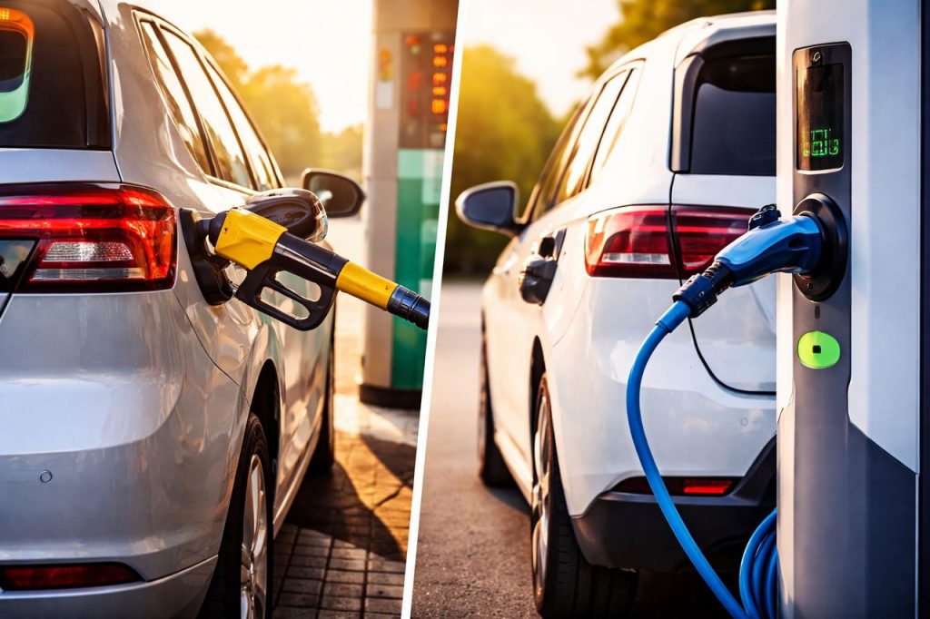 La crisis de Irán provocará que repostar un coche de combustión cueste el doble que recargar un coche eléctrico