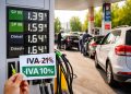 Rebaja del IVA en carburantes por la crisis de Irán
