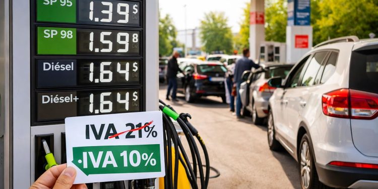 Rebaja del IVA en carburantes por la crisis de Irán