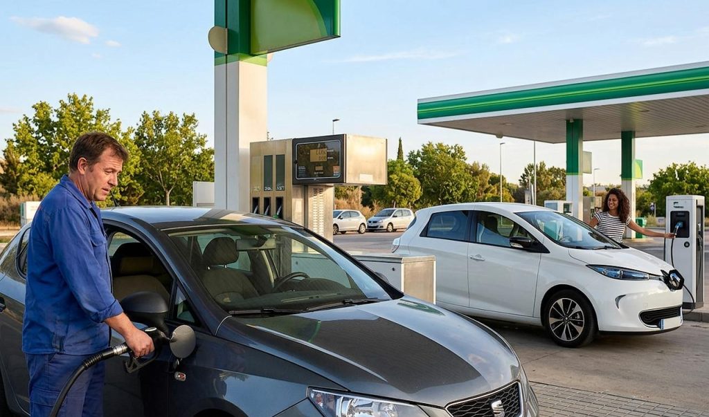 Repostar un coche de combustión podría convertirse en uno de los gastos más duros para los conductores si el petróleo sigue disparándose.
