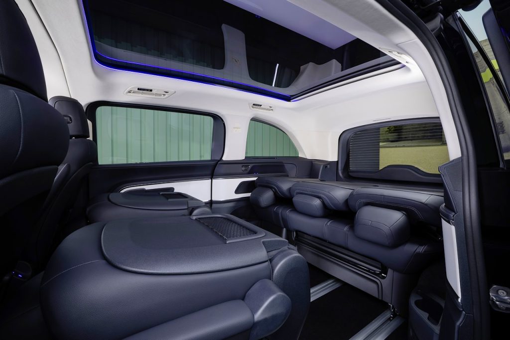 El Mercedes-Benz VLE eléctrico ofrece un interior flexible y una avanzada tecnología.