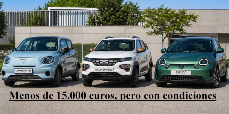 Coches eléctricos por menos de 15.000 euros: una opción cada vez más buscada por quienes quieren reducir el gasto en movilidad eléctrica.