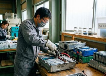 El reciclaje de baterías en los coches eléctricos marca un punto de inflexión en Japón con cifras que rozan el total aprovechamiento de los materiales clave.