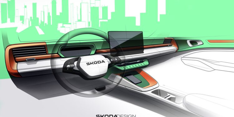 Skoda Epiq Interior boceto