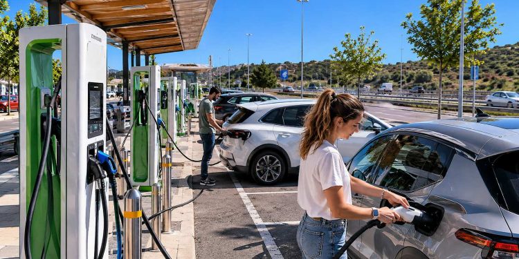 La red de cargadores rápidos en España crecerá con 337 nuevas instalaciones para cubrir los tramos sin servicio, lo que reduce el riesgo en viajes largos con coche eléctrico.