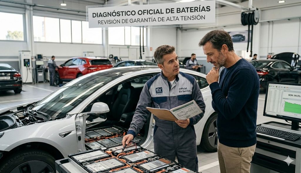 El respaldo técnico de la garantía del coche eléctrico varía significativamente según la marca elegida.
